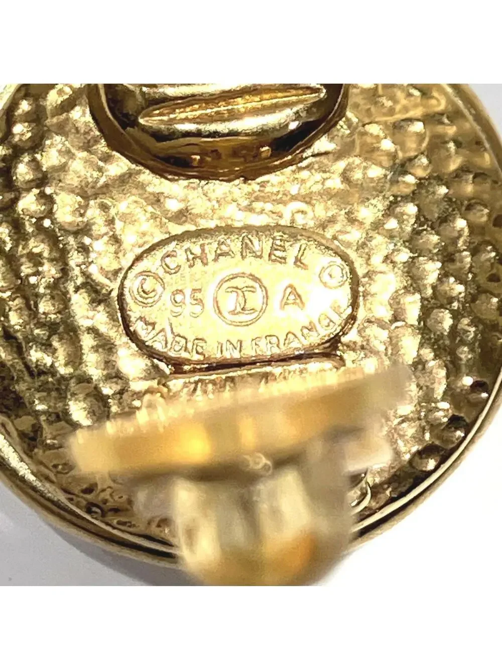 Chanel Cc Logo Clip-On Earrings Metal #327513C61B